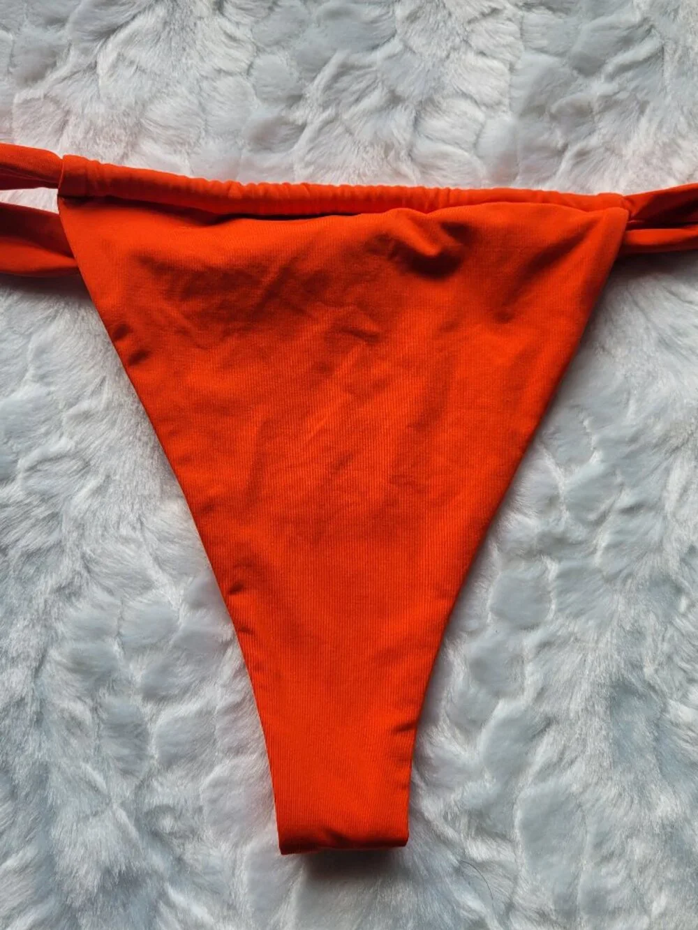 L*Space Bikini Bottom Women's Large Swim Orange Gina Cheeky Swimwear NWOT
